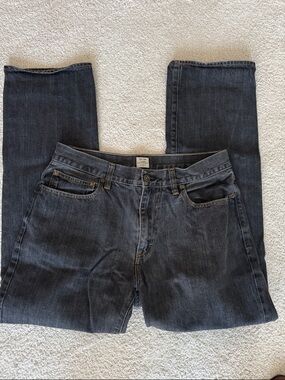 J. Crew Men’s Slim Straight Jeans - black 33x32